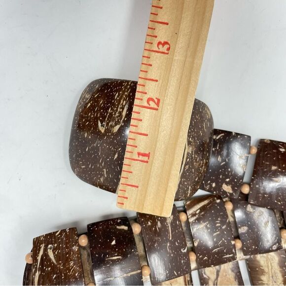 Vintage Jerry Moss Hand Carved Shell Belt Women's - Picture 4 of 8